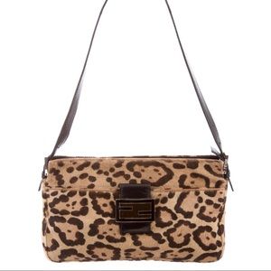 fendi pony hair handbag